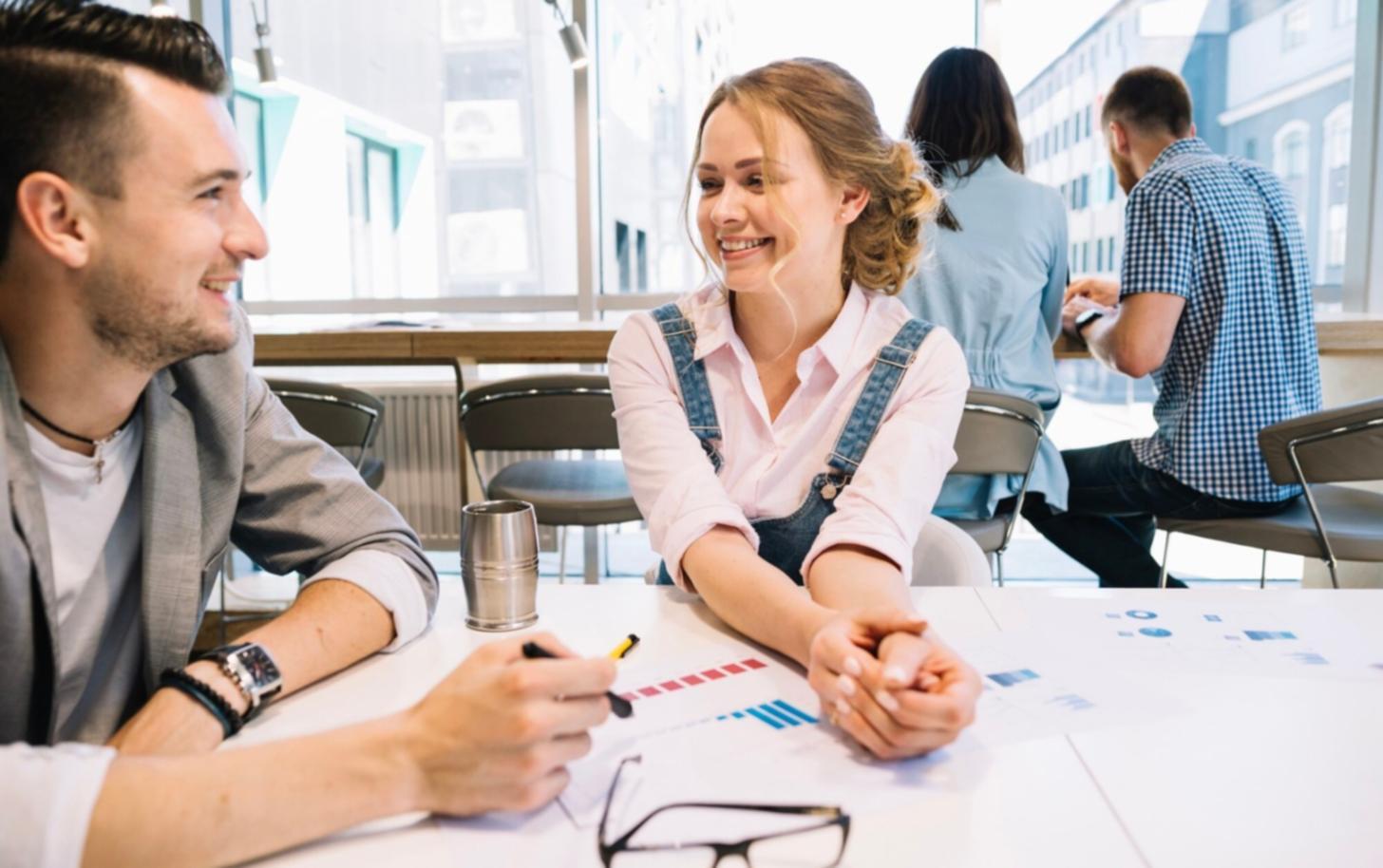 Geschäftliches Meeting zur Franchise-Planung